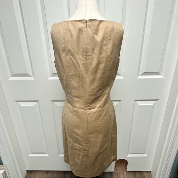 Badgley Mischka Wool Dress Academia Minimalist Quiet Luxury Women's Size 6 - Picture 5 of 9